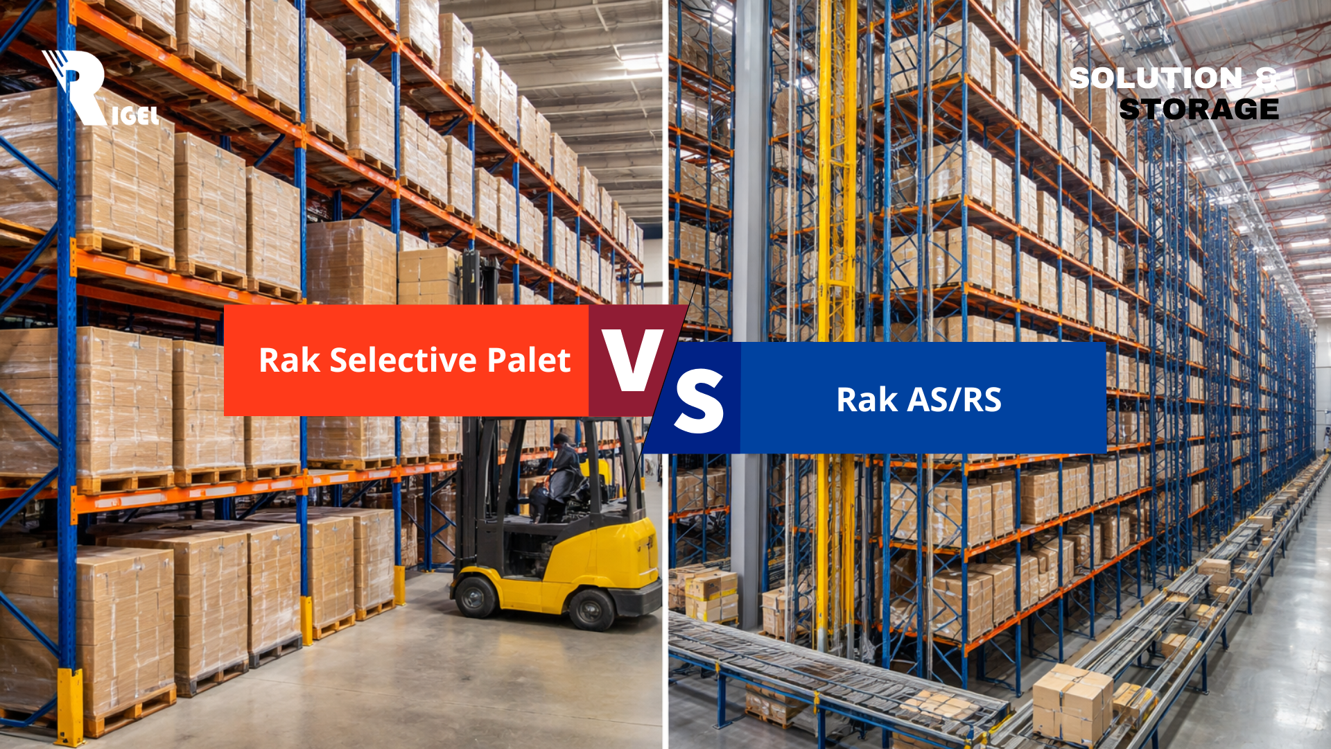 Perbedaan Rak Selective Palet dan Rak ASRS