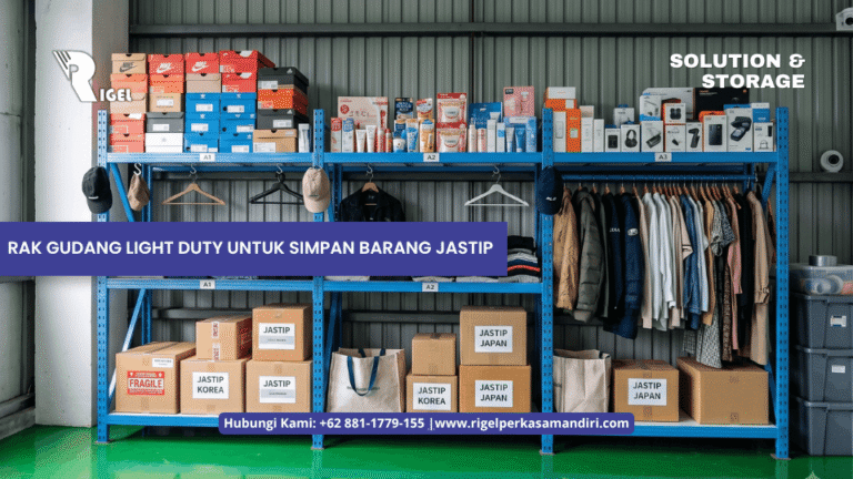 Rak Gudang Light Duty Untuk Simpan Barang Jastip