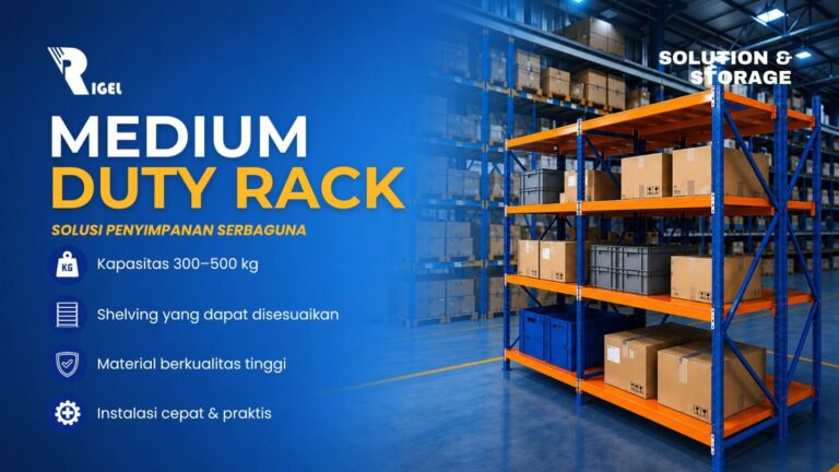 5 Aplikasi Rak Medium Duty Untuk Pergudangan