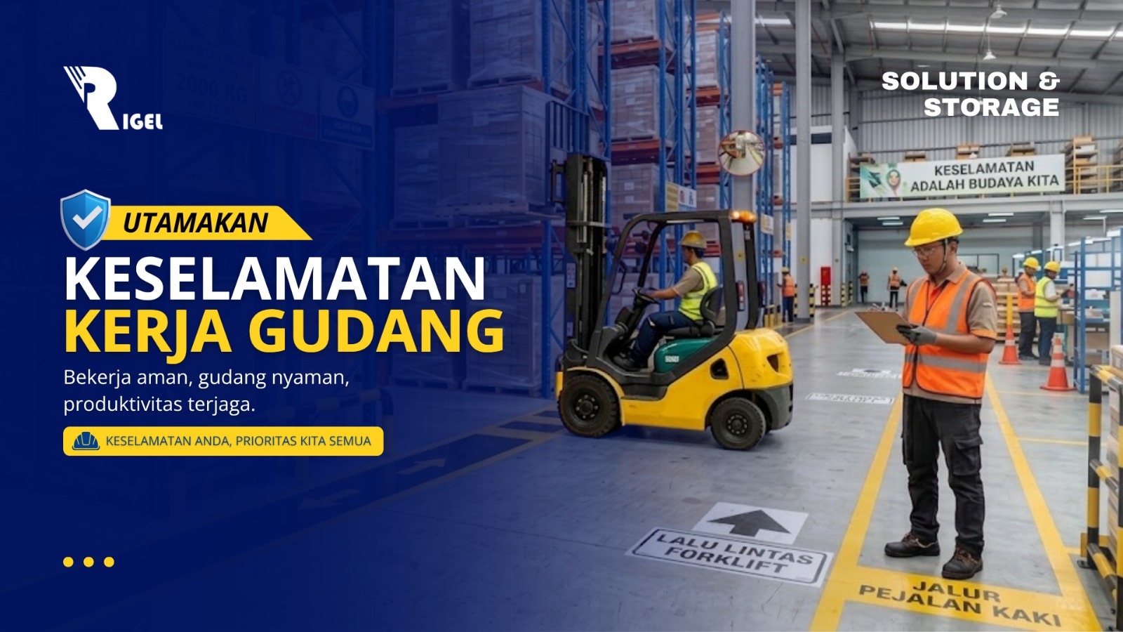 Panduan Keselamatan Kerja di Sekitar Rak Gudang